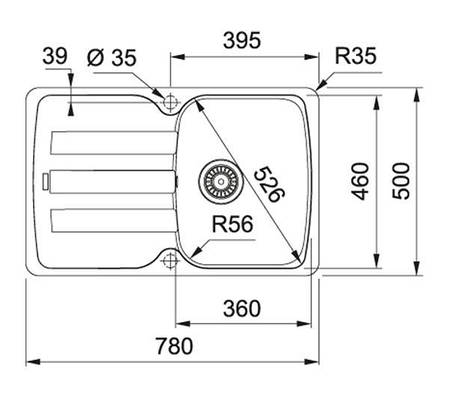 Кухонна мийка Franke Antea AZG 611-78 - чорний матовий, фото 2
