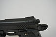 Страйкбольный пістолет Galaxy G25А (Colt 1911 Rail) з ЛЦУ і глушником, фото 6