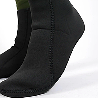 Шкарпетки чоловічі тактичні якісні з неопрену на 42-43 розмір ноги, колір чорний, зимові водостійкі боти