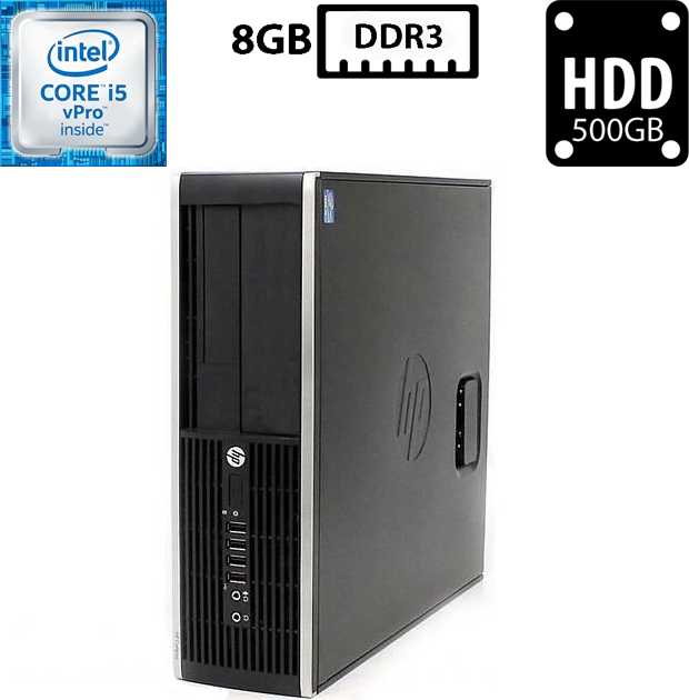 Комп'ютер HP Compaq Pro 6300 SFF/Core i5-3470 3.20GHz/8GB DDR3/HDD 500GB/Intel HD Graphics 2500 Б/В