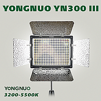 Прямокутна LED-лампа Yongnuo YN-300 III постійне світло для фото, відео лампа для фону