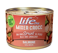 Консерва для взрослых собак LifeDog Mixer Crocc Salmone с лососем 150 гр