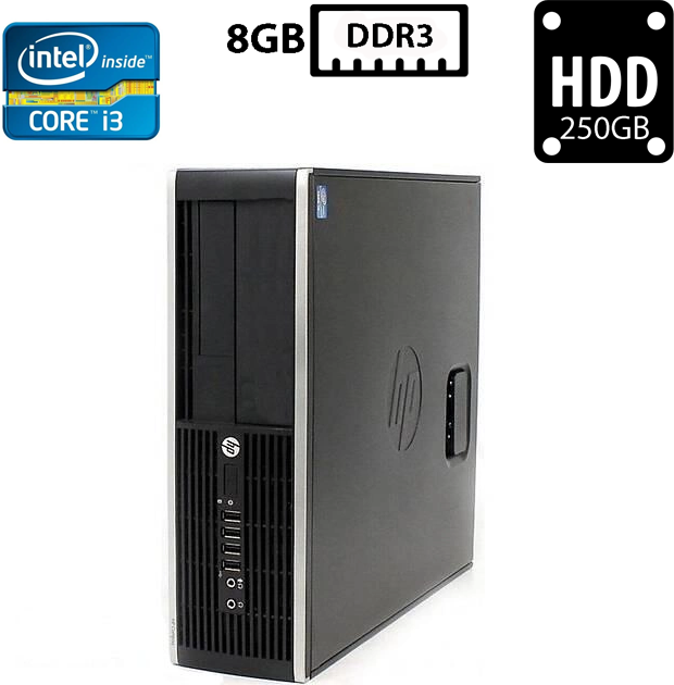 Комп'ютер HP Compaq Elite 8300 SFF/Core i3-3220 3.30GHz/8GB DDR3/HDD 250GB/Intel HD Graphics 2500 Б/В