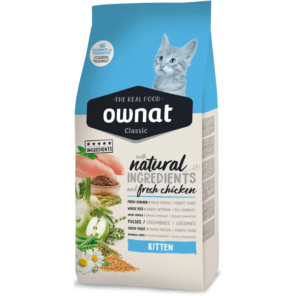Сухий корм для кошенят Ownat Classic Kitten з куркою 4 кг