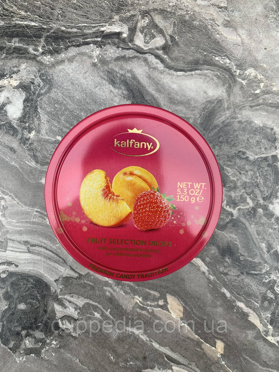 Льодяники kalfany fruit selection drops фруктовий мікс 150 грм