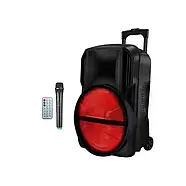 Акустична система з бездротовим мікрофоном на пульті MD20-12L 12"x1 40W, фото 4