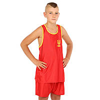 Форма для бокса детская красная UKRAINE красный CO-8941 М (135-145 см)