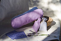 Лавандовий валик Бавовняна подушка з квітами лаванди Лавандовий валик для сну Арома-валик Фіто-валик для сну