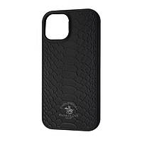 Чохол POLO Knight (Leather) iPhone 15 (black) 51236