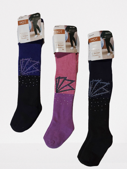 Колготки дитячі махрові теплі на дівчинку 1-5 років. Від 6 шт по 49грн, фото 1