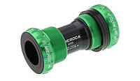 Каретка Meroca BB52 Hollowtech II BSA зелений (ROCA-green)