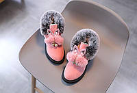 Красивые ботинки на девочку рр 26-30 Обувь теплая для девочек Ботинки стильные деткам