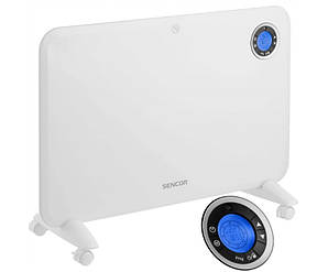 Конвектор нагрівач електричний підлоговий/настінний Sencor SCF-3200WH 1500 Вт 2 рівні роботи Білий