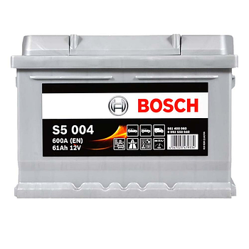 Автомобільний акумулятор BOSCH S5 61Ah 600A R+ (S50 040) (LB2)