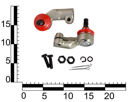 Накінечник рульовий ВАЗ 2110-12, 2170-72, (лів. + прав.) зовнішній, з кріпленням, кор. уп. ASR EXTREME, фото 2