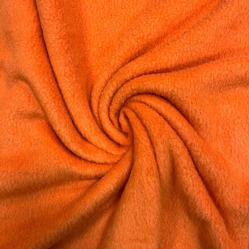 Фліс щільний 230 г колір помаранчевий, фото 1