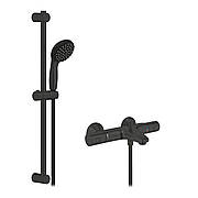 Змішувач термостатичний для ванни Grohe QuickFix Precision Start Black UA303907T1
