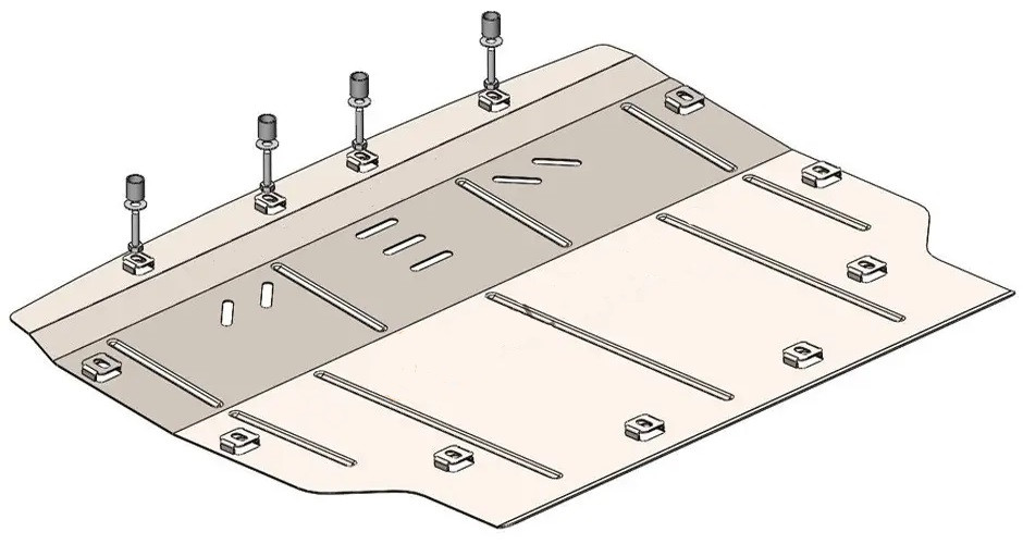 Захист двигуна Range Rover Evoque (з 2019--) Кольчуга, фото 1