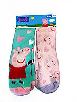 Детские махровіе носочки Peppa Pig, 2 шт (размер 31-34)