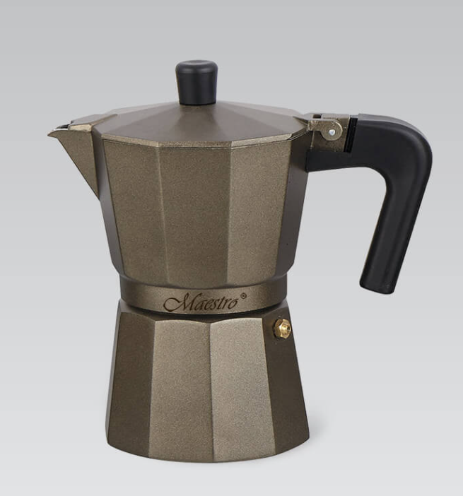 Гейзерна кавоварка Maestro MR-1666-3 BR (3 чашки)