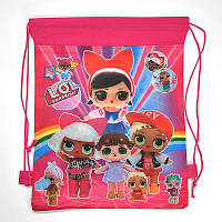 Дитяча сумка-рюкзак для змінного взуття "Лялечки" С 43613