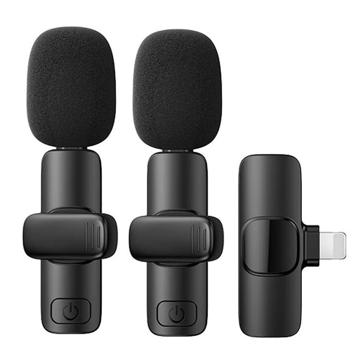 Бездротовий мікрофон цифровий для Lightning REMAX K03 Чорний, фото 1