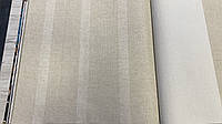 Обои виниловые на флизелине Marburg 31824 New modern полосы широкие узкие кремовые песочные
