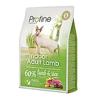 Сухой корм для котов живущих в помещении Profine Cat Indoor ягненок 2 кг