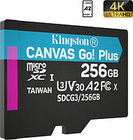 Карта пам`яті microSD 256Gb class 10 UHS-1 Kingston (SDCG3/256GBSP), фото 3