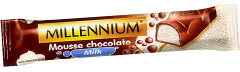 Шоколадний батончик Мілленіум Millennium mousse молочний 31г