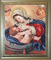 Вишивка бісером "Годуюча Мадонна" 31.6х40.10