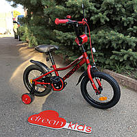 Велосипед дитячий двоколісний 14 дюймів PROF1 Y14221, червоний