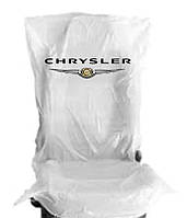 Чехол одноразовый полиэтиленовый накидки для автомобиля 400 шт. 13 мк. с логотипом CHRYSLER SERWO 0990137