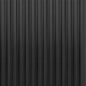 Декоративна стінова рейка 160*23*3000мм (D) Чорна