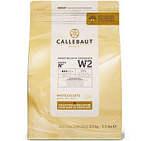 Бельгийский Шоколад белый W2 28% TM Callebaut , 2.5кг