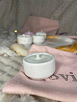 Ароматическая чайная свеча из соевого воска в гипсовой форме от svich.candles