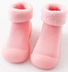 Шкарпетки-черевички для малюків з не ковзачою підошвою 26/27(15,5 см внутрішня) Рожевий