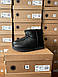 Зимові Чоловічі Уггі Ugg Classic Black Leather (Хутро) 40-41-42-43-44, фото 3