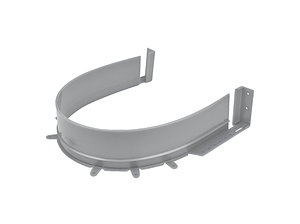 Забір сифона для ящика під мийку Volpato для ДСП 18мм Сірий