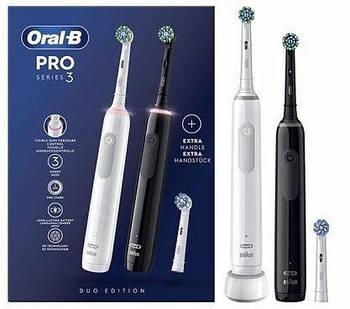 Зубна щітка Braun Oral-B PRO3 3900 Black+White Cross Action