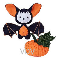 Набір з фетру Кажанчик і гарбуз ФН-119