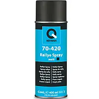 Черная матовая краска Q-REFINISH 70-420 Rallye Spray - аэрозоль 400мл.