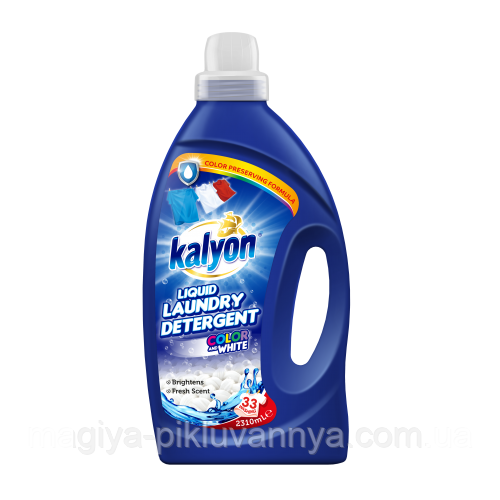 Рідкий пральний засіб для кольорового та білого KALYON 2310ml