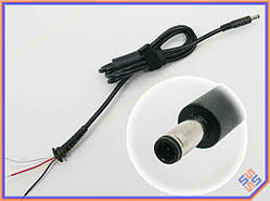 DC кабель (4.5*3.0+Pin) для Asus, Dell (45W, 65W, 90W) 3 — дроти! Від блока живлення до ноутбука.  Кабель с