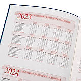 Щоденник А5 Leo Planner недатований "Azure" синій, фото 4