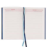 Щоденник А5 Leo Planner недатований "Azure" синій, фото 5