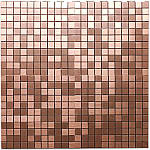 Самоклеюча алюмінієва плитка мідна мозаїка 300х300х3мм SW-00001157, фото 4