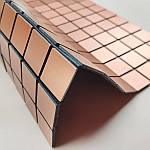 Самоклеюча алюмінієва плитка мідна мозаїка 300х300х3мм SW-00001157, фото 6