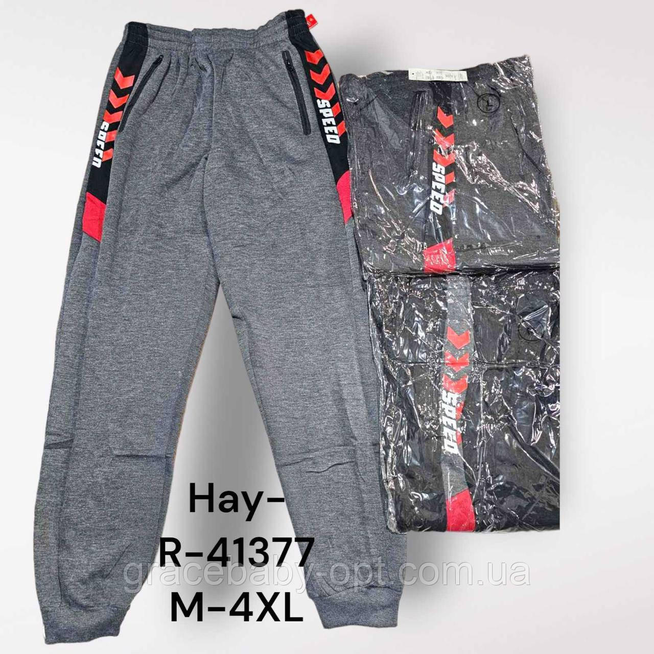 Спортивні утеплені штани чоловічі оптом, M-4XL рр, № Hay-R-41377