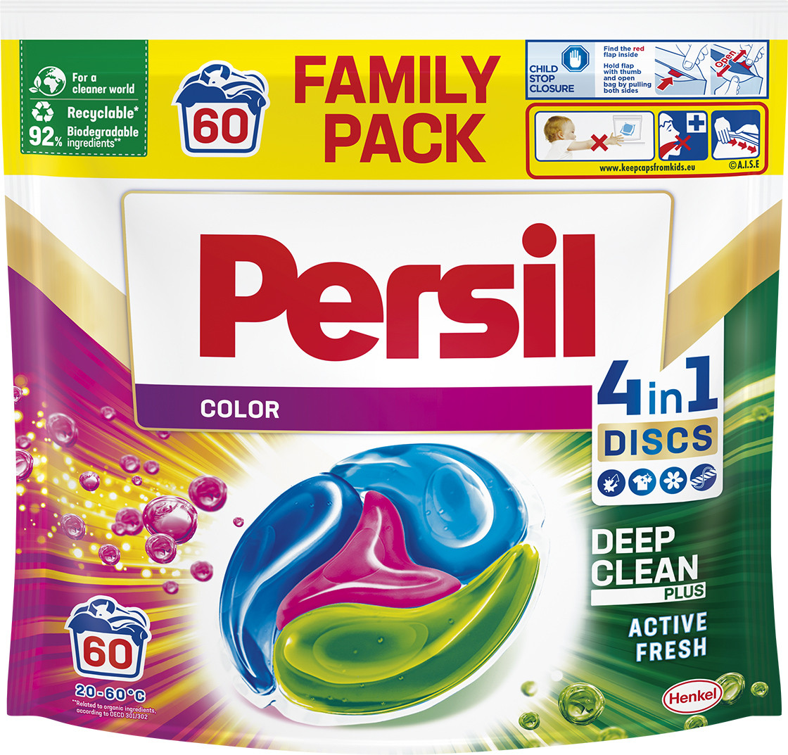 Капсули для прання Persil Диски Колір Doy 60 шт (ціна за 1шт) (9000101536508)